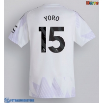 Fotballdrakt Herre Manchester United Leny Yoro #15 Bortedrakt 2025-26 Kortermet